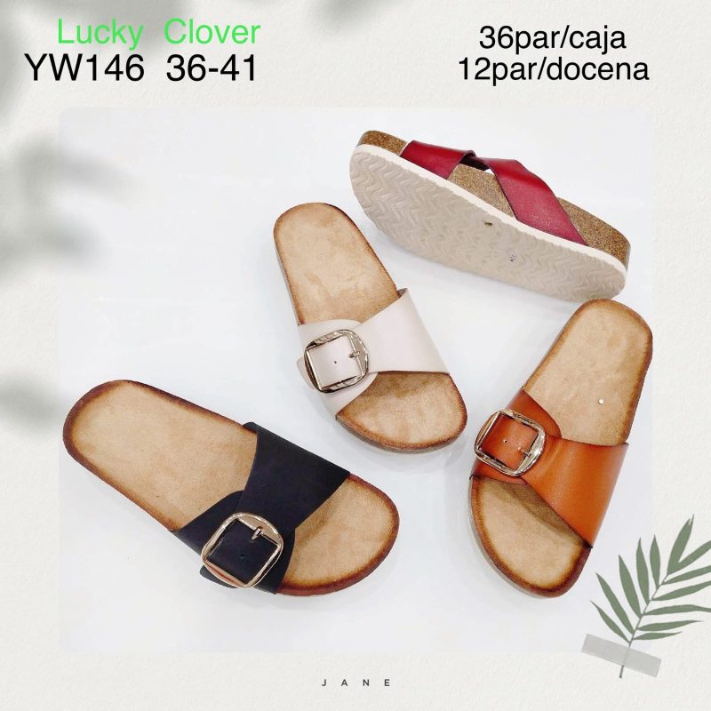 Sandalias de Mujer con Hebilla-YW146