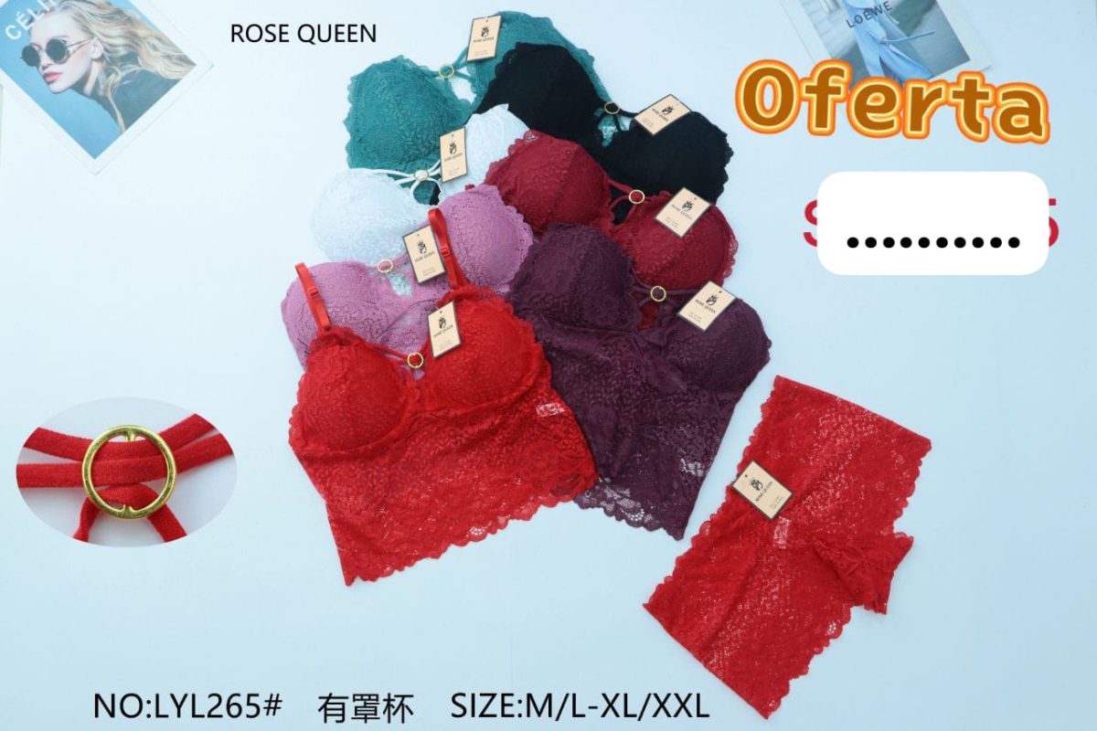 Set de lencería de encaje-LYL265