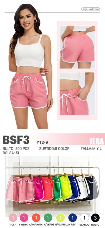 Short deportivo con ribete-BSF3