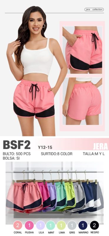 Short deportivo dama-BSF2