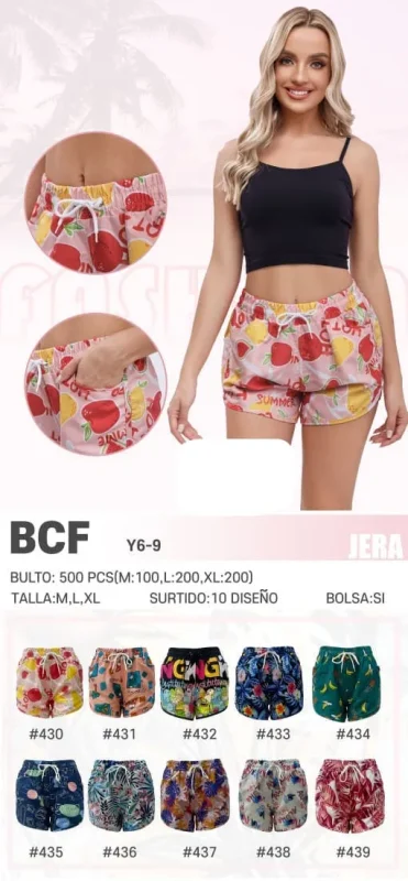 Short estampado mujer-B-BCF