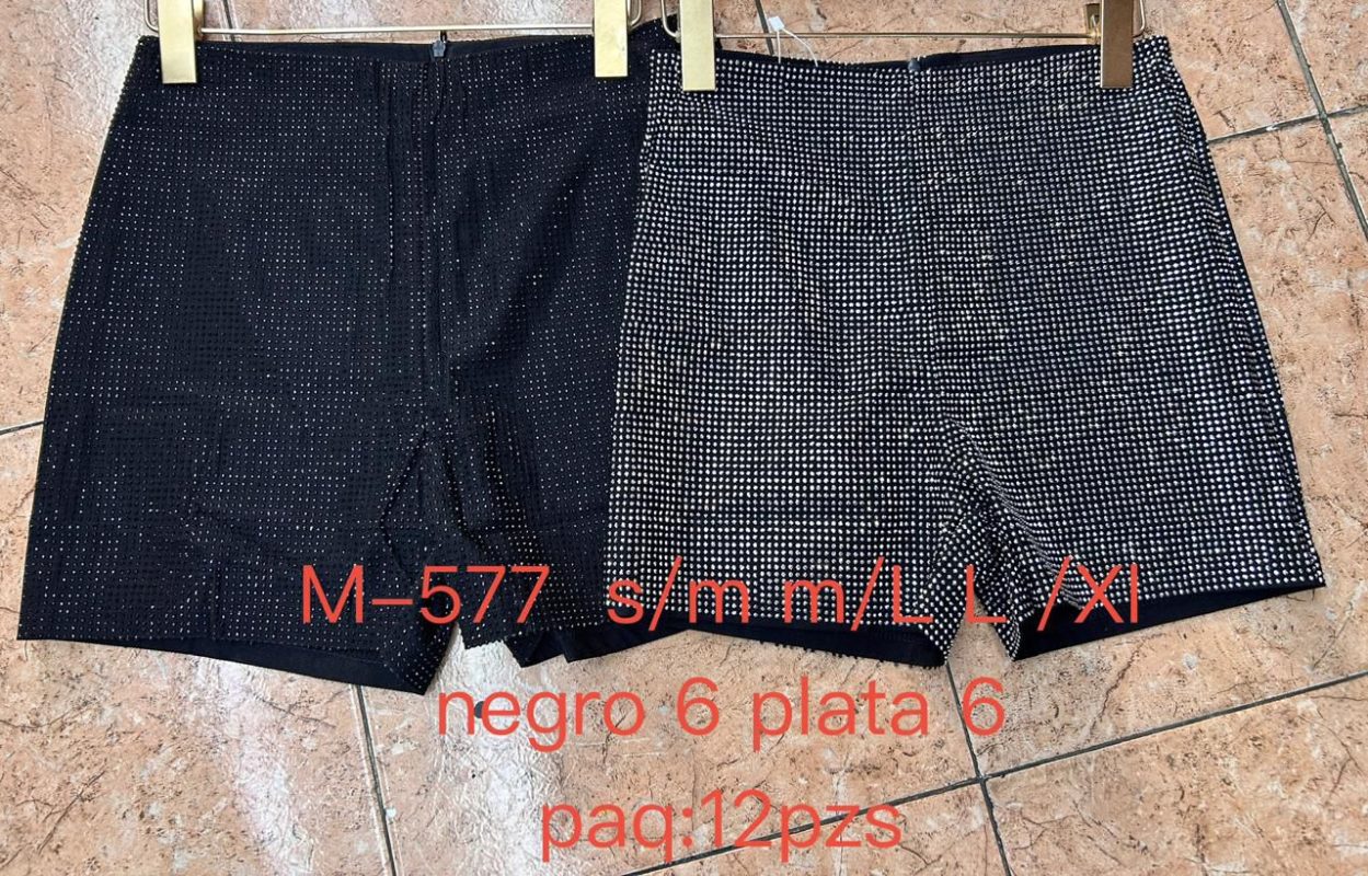 Shorts con brillo-M-577