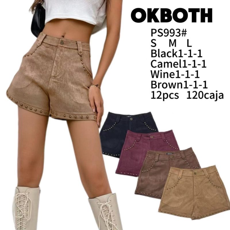 Shorts con tachuelas-PS993