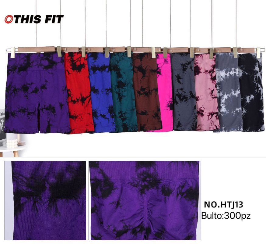 Shorts deportivos tie dye-HTJ13