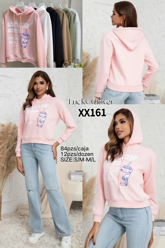 Sudadera con capucha Lucky Clover-XX161