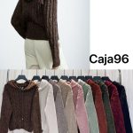 Suéter con capucha tejido-QQ560 - 4