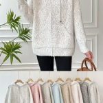 Sudadera con capucha para mujer-K2503 - 3