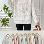 Sudadera con capucha para mujer-K2503 - 1