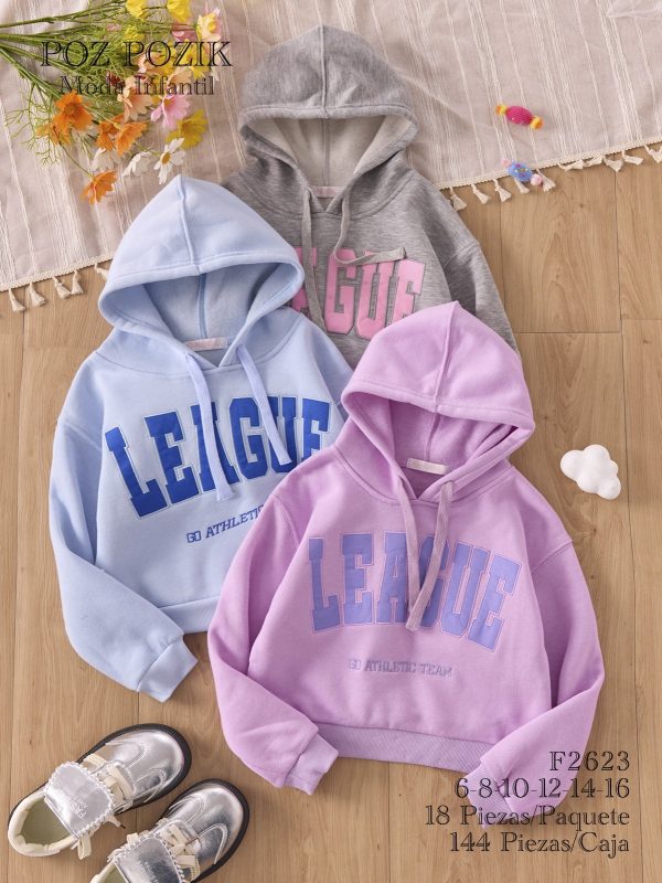 Sudadera infantil con capucha-F2623