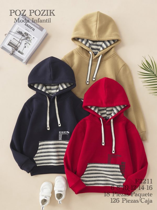 Sudadera Infantil con Capucha-F2211