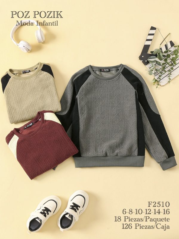 Sudadera Infantil Moda-F2510