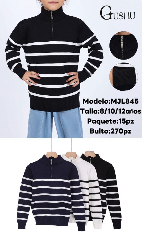 Suéter a rayas para niño-MJL845