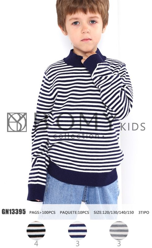 Suéter a rayas para niño-GN13395
