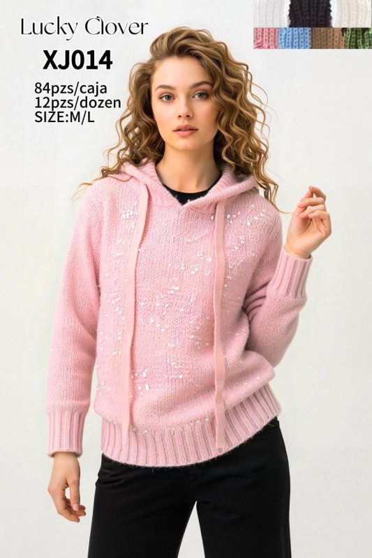 Suéter con capucha-XJ014