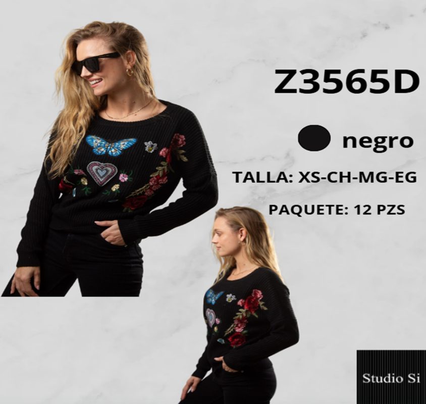 Suéter con diseño-Z3565D