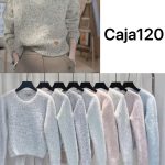 Suéter de punto con textura-QQ388 - 3