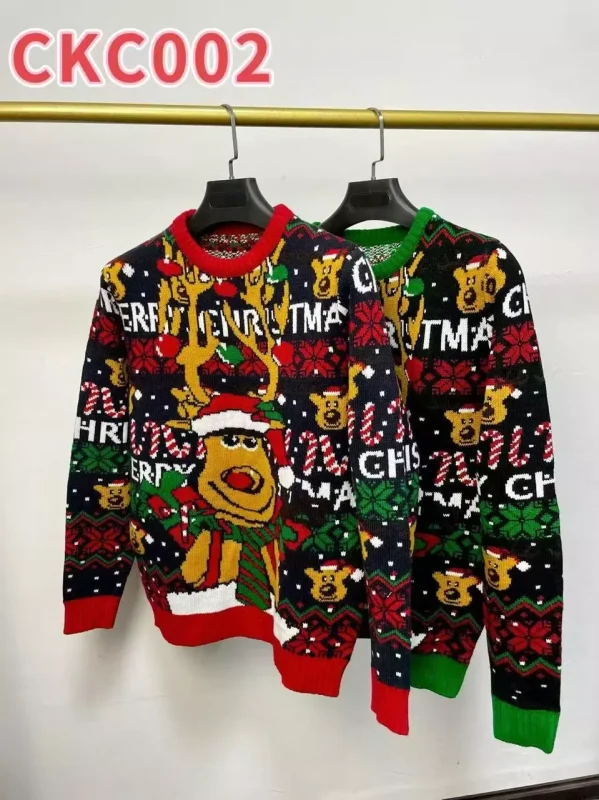 Suéter Navideño con Reno-CKC002