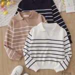 Suéteres a rayas-F2706 - 1