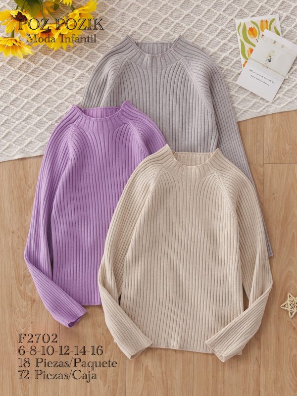 Suéteres de punto para niño/niña-F2702