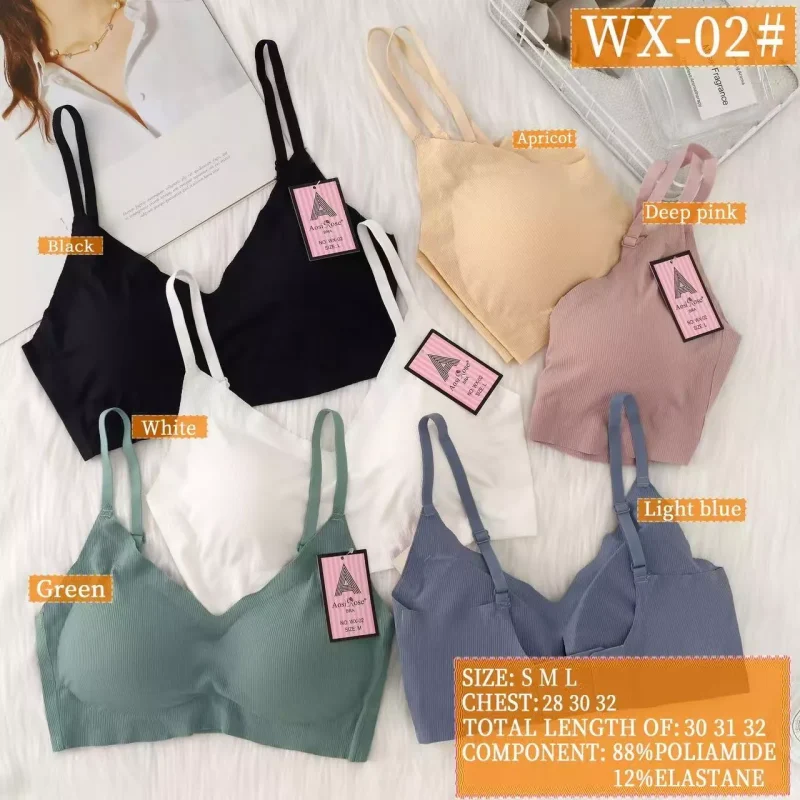Sujetador cómodo sin varillas-WX-02