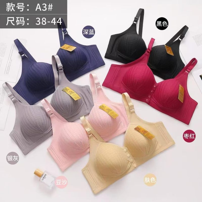 Sujetador con botones frontales-A3#