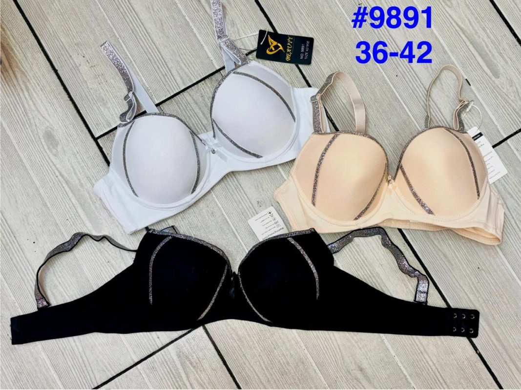 Sujetador con detalles brillantes-9891