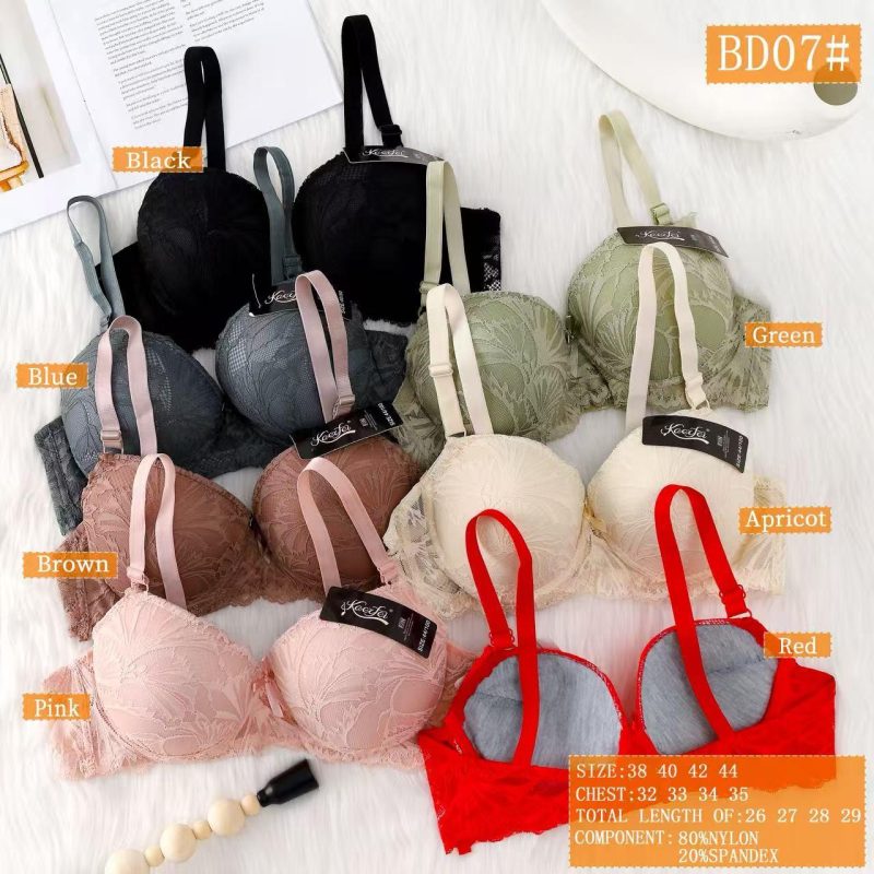 Sujetador de encaje con aros-BD07