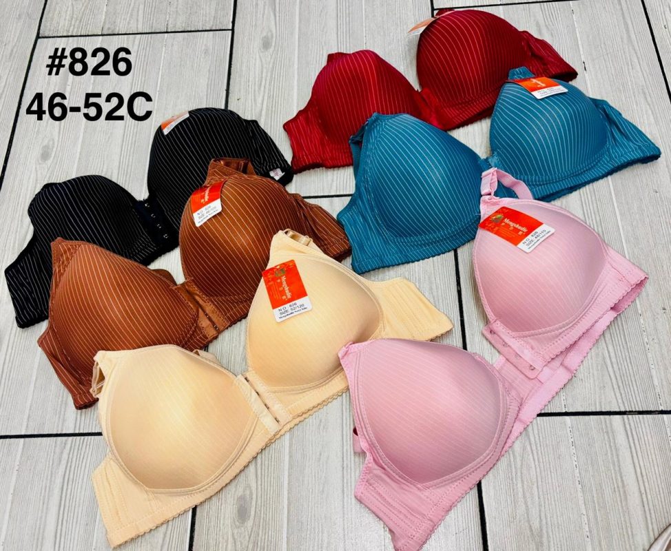 Sujetador sin varilla y copa lisa-826