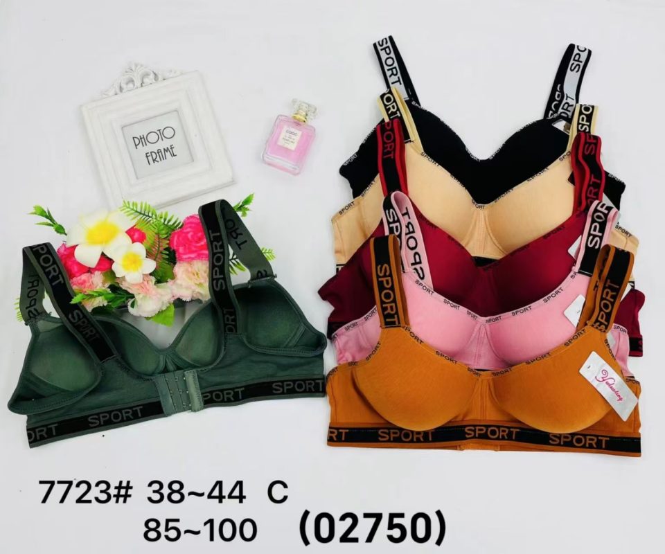 Sujetadores deportivos con letras-7723#