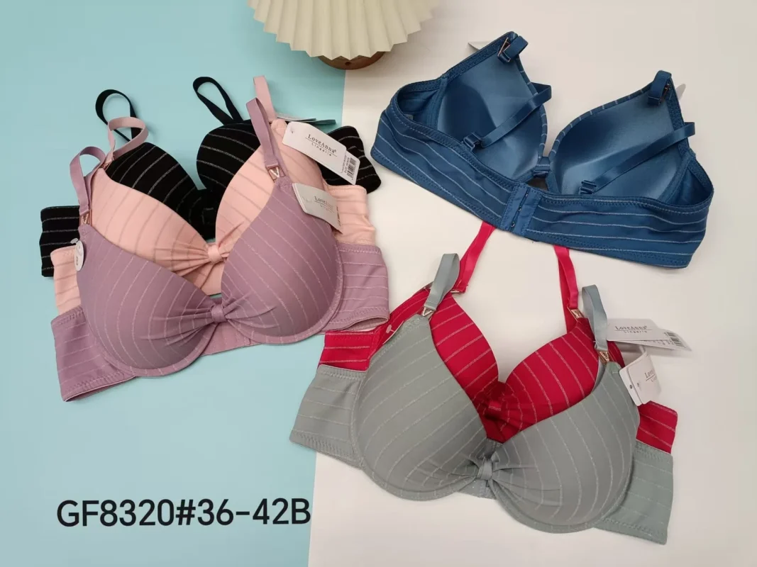 Sujetadores rayados con moño LoveAnna-GF8320