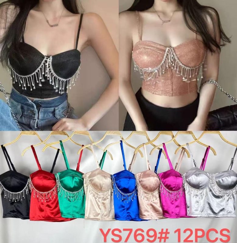 Top Corset con Flecos-YS769