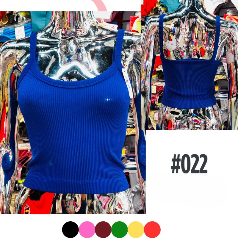 Top de tirantes acanalado-#022