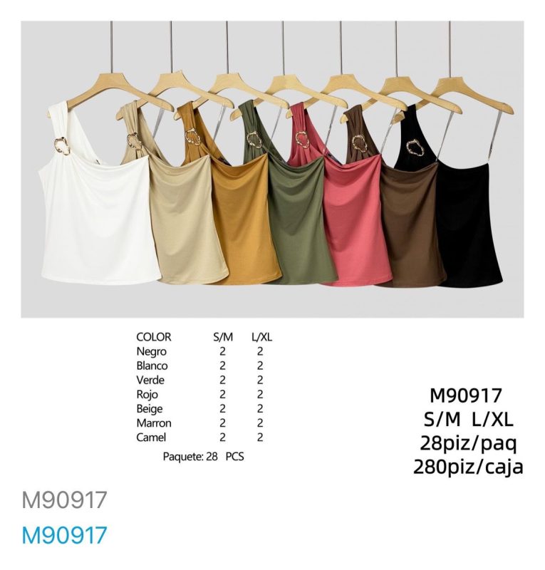 Top de tirantes con hebilla-M90917