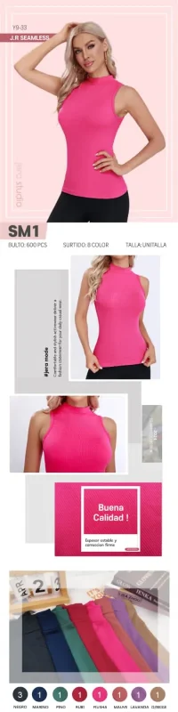 Top J.R Seamless-B-SM1