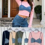 Top Manga Larga-YS286 - 2