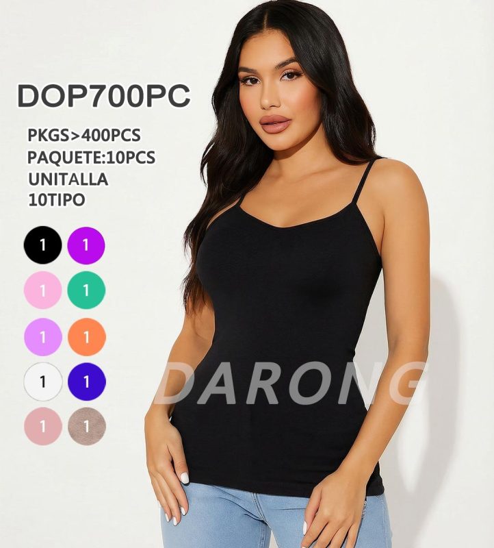 Top sin mangas para mujer-DOP700PC