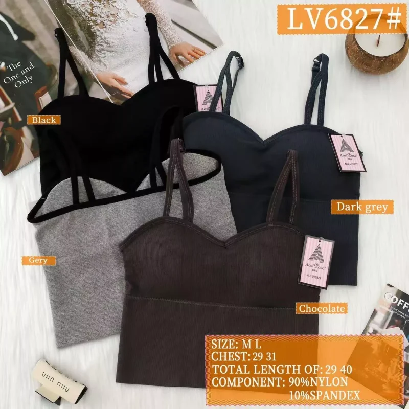 Top tipo bralette-LV6827