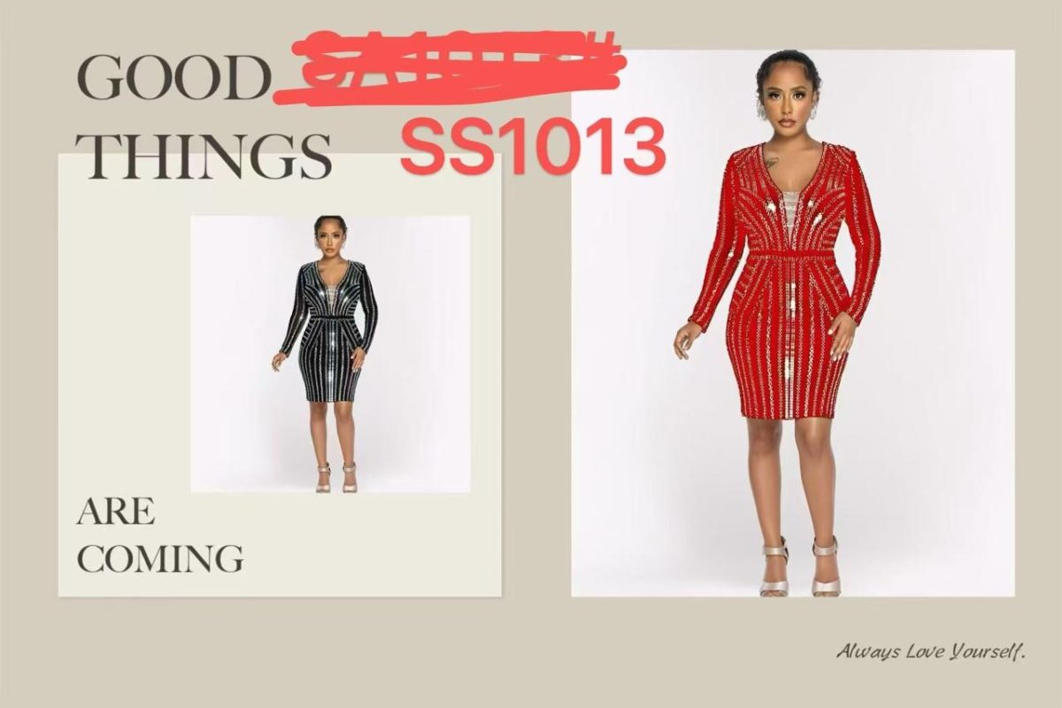 Vestido de fiesta con lentejuelas-SS1013