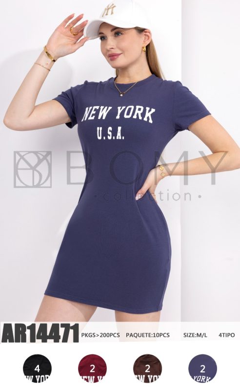 Vestido camiseta New York-AR14471