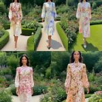 Vestido con estampado floral y mangas-ML9056 - 7