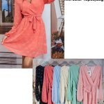 Vestido con lazo y estampado-YS69 - 1