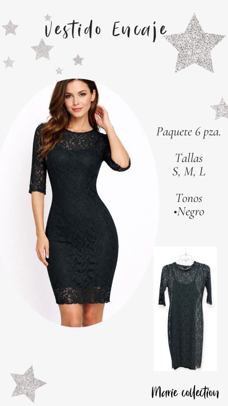 Vestido de encaje-28243