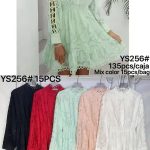 Vestido de encaje con manga larga-YS256 - 3