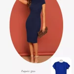 Vestido corto-61024 - 1