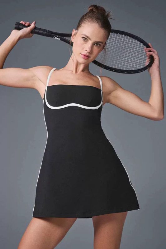 Vestido deportivo Bi color-2514