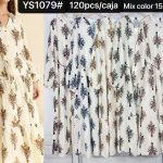 Vestido Estampado Manga Largo-YS1079 - 2