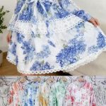 Vestido floral con encaje-YS295 - 1