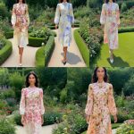 Vestido con estampado floral y mangas-ML9056 - 5