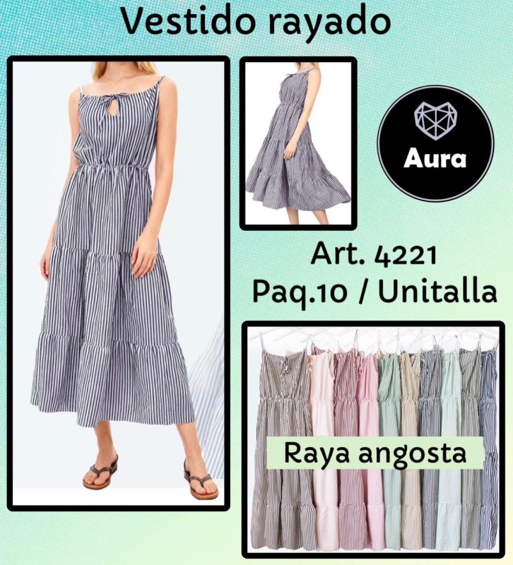 Vestido Rayado-4221