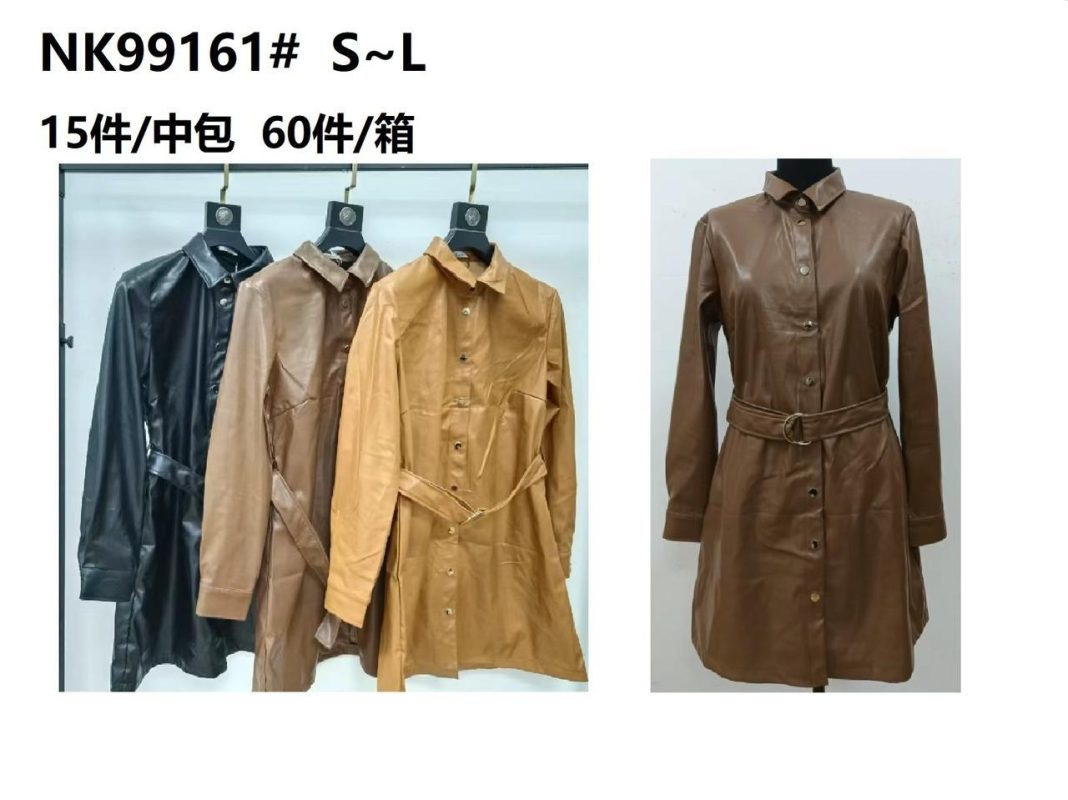 Vestido camisero con cinturón-NK99161